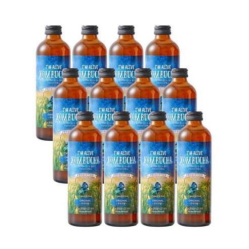 아임얼라이브 유기농 콤부차 오리지널, 315ml, 12개