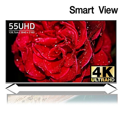 스마트뷰 J55SB UHD 4K TV(55인치 사운드바 장착형) 스탠드형 업체직송(자가설치) 섬네일