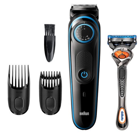 브라운 BT5240 트리머 클리퍼 무선 충전 전기 면도기 세트 / Braun Beard Trimmer Hair Clipper BT5240