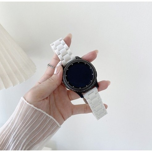 [용꼬리용용] 갤럭시 워치 베스트 스트랩, 22mm, 06. 화이트