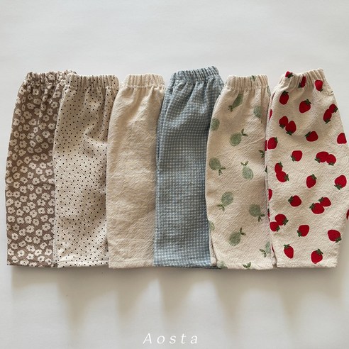 [바로배송] 아오스타 치노바지 고쟁이 / 유아 키즈 팬츠 키키두두