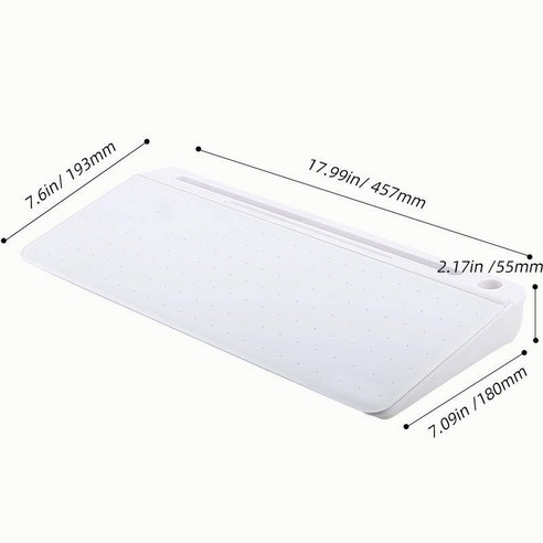 책상 서랍 유리 화이트 보드 건조 지우기 보관 패드 스탠드 오거나이저 오피스 액세서리 가제