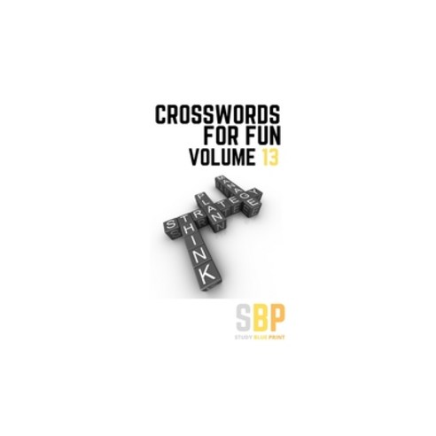 Crosswords For Fun: Volume 13 Paperback, Independently Published, English, 9798552793723