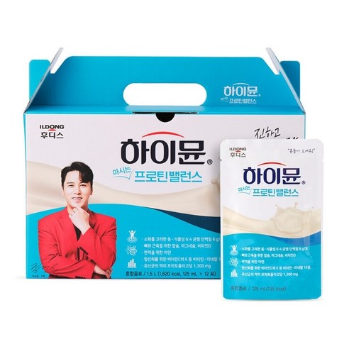 일동후디스 하이뮨 마시는 프로틴밸런스 125ml 1박스(12팩), 12개