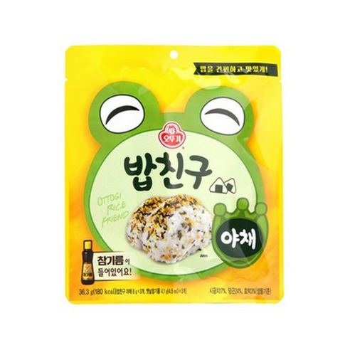 오뚜기 밥친구 야채 36.3G, 36.3g, 10개