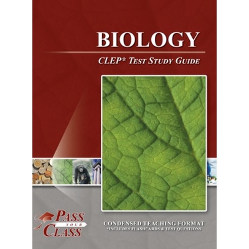 (영문도서) Biology CLEP Test Study Guide Hardcover, Breely Crush Publishing, English, 9781614336983