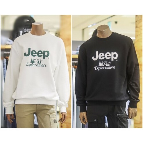 [AK PLAZA] Jeep[지프] (공용) 빅로고 산 맨투맨티셔츠 JO3TSU891