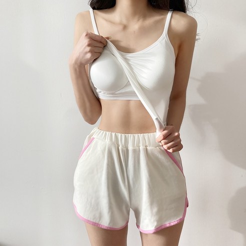 [빅사이즈가능 / 99까지]고급형 쿨 모달 올인원 노와이어 노브라 브라캡 내장 캡나시