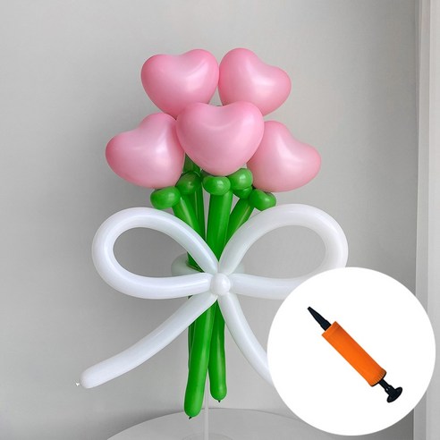 [오케이나우ㅣ강추] 디자이너 마음이 담긴 매력적인 DIY 하트 풍선 꽃다발 [OKNOWㅣ추천상품]