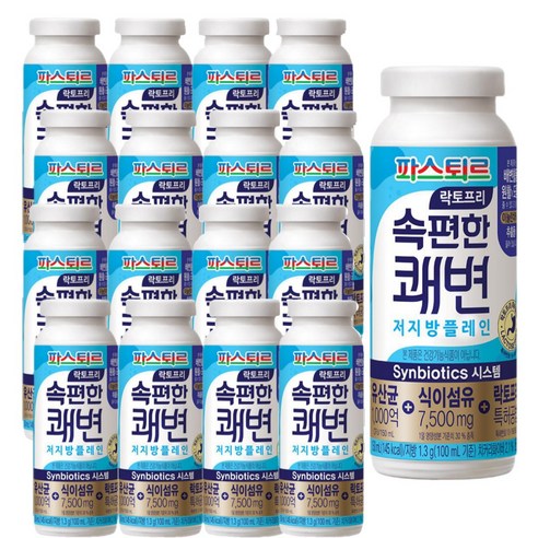 파스퇴르 속편한 쾌변 요구르트 저지방 플레인 150ml (16입), 16개, 0.15l