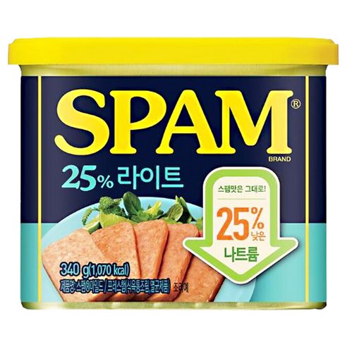 CJ 스팸 마일드 라이트, 340g, 1개