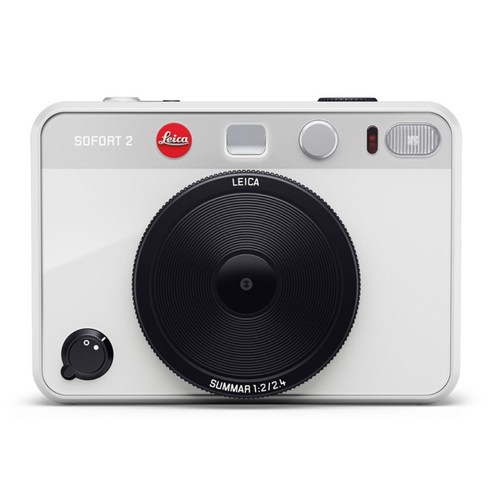 Leica 라이카 폴라로이드 Sofort 2 소포트 2 하이브리드 카메라 화이트, 1개, 단일 옵션