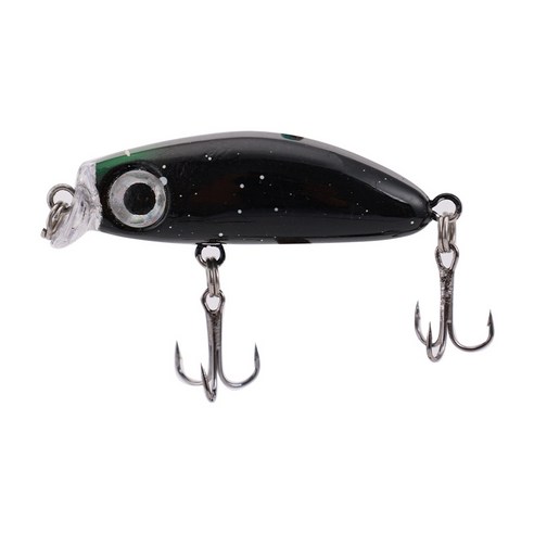 동일 일계 미물 완침 소미노 4.2cm/2.8g 가짜 미끼 루아 미끼 계류 마구용 5P, 블랙 밴드 포인트