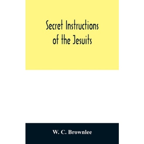 (영문도서) Secret instructions of the Jesuits Paperback, Alpha Edition ...