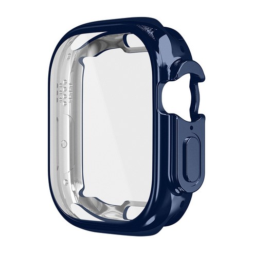 우먼스9999 애플워치8 울트라 전용 젤리 풀커버 케이스 49mm, 미드나잇블루 49mm