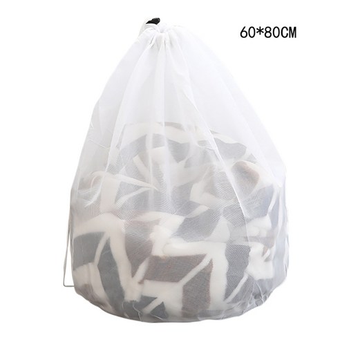 Drawstring 세탁 세탁 가방 의류 Foldable 보호 그물 필터 속옷 브래지어 양말 속옷 세탁기 의류, B4