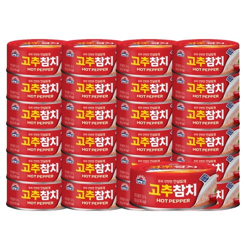 <올따옴> 사조 고추참치 100g 25입, 25개