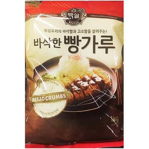 빵가루 백설 1kg 튀김가루, 1개