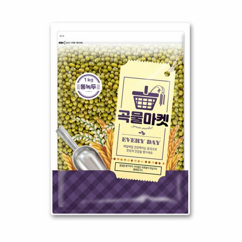 [곡물마켓] 통녹두 500g, 1개