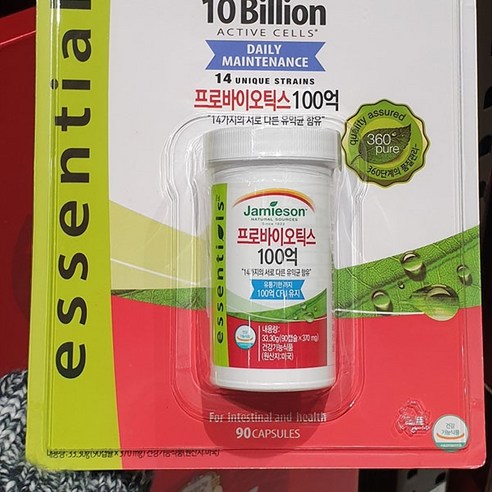 자미에슨 프로바이오틱스 370mg, 360정, 2개