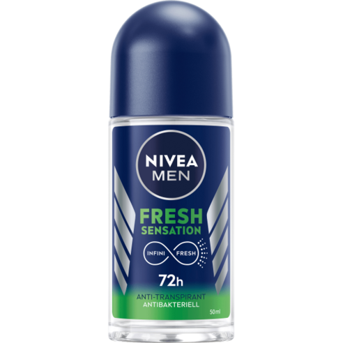 니베아 NIVEA MEN 데오드란트 롤온 Fresh Sensation 50ml, 1개