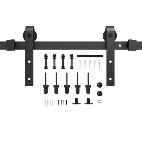슬라이딩 도어 레일 셀프 시공 가이드 중문 도르래 주방거실 인테리어 미닫이문 이동문, 06.2m 싱글 도어 액세서리