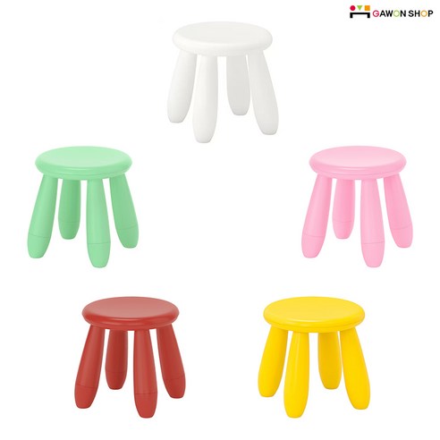 우리 아이 공간에 사랑스러운 포인트를, 이케아 MAMMUT 아동용 스툴 이케아어린이의자