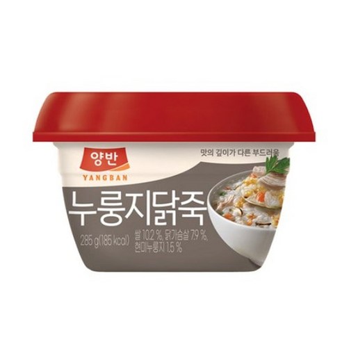 동원양반죽 누룽지닭죽 285g (24개) 무료배송