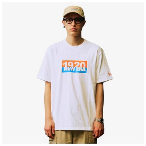 뉴에라 M 뉴에라반팔티 NQC 13546364 뉴에라 남여공용 오리지네이터스 1920 사인 보드 티셔츠 오프