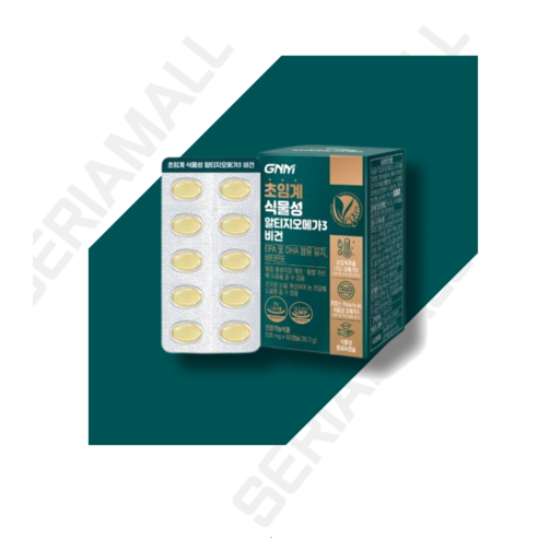 GNM자연의품격 초임계 식물성 알티지오메가3 비건 505mg x 60캡슐, 60정, 1개