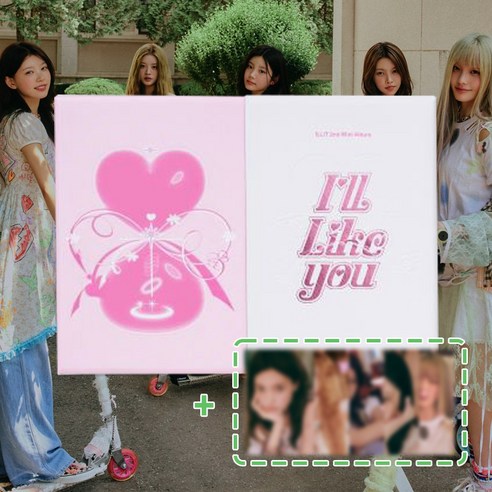 [사은품] 아일릿 미니앨범 2집 아윌 라이크 유 I'LL LIKE YOU 체리쉬 CHERISH 글릿 핑크 TO