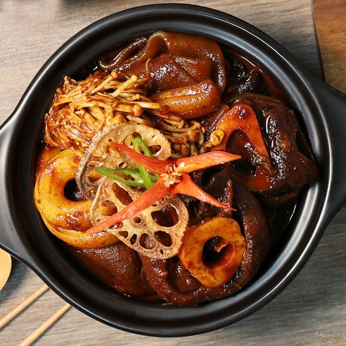성진한우 한우우족찜 밀키트 캠핑요리추천 간단캠핑요리 매운우족찜 650g, 1개