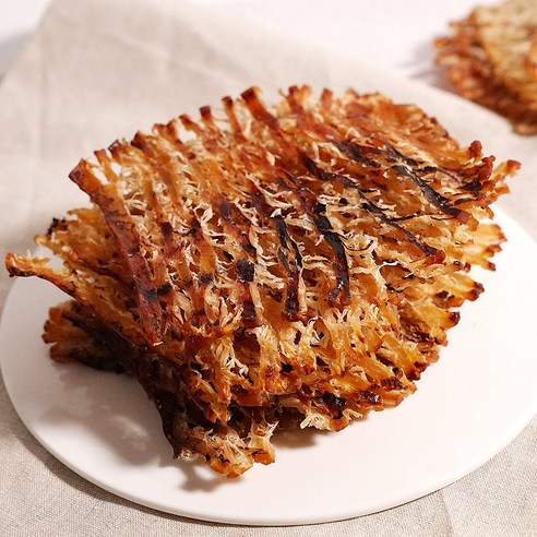 [더주] 한번 구워낸 휴게소 철판맥반석오징어, 1개, 100g