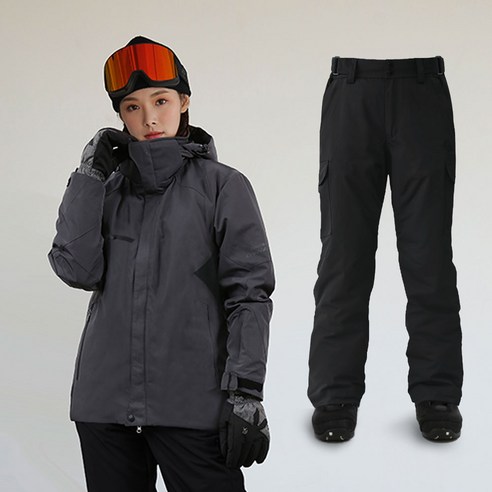 FUZZO 레이튼 티타늄 패딩 스키복 상하세트: 겨울의 추위를 극복하세요