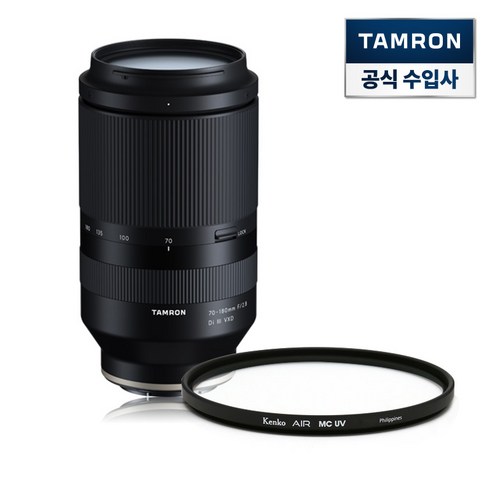 탐론 70-180mm F/2.8 Di III VXD A056 소니FE 마운트용 줌렌즈 + 겐코 Air MC UV 67mm 카메라 필터