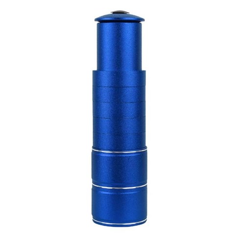자전거 포크 스템 MTB 자전거 핸들 바 라이저 헤드 업 어댑터 1 1/8 ", 블루, 13.7cm, 알루미늄 합금