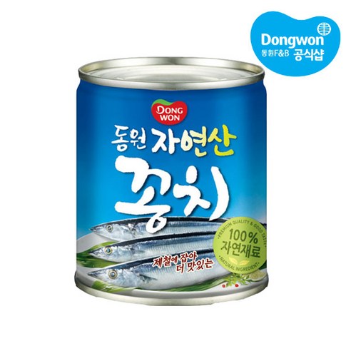 동원 꽁치 원터치 통조림, 230g, 4개