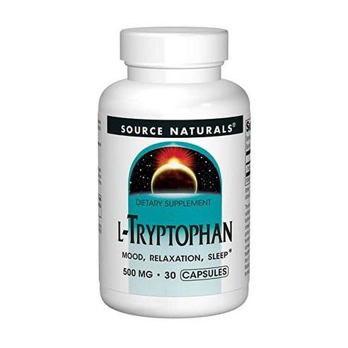 소스내츄럴스 L-트립토판 500mg 캡슐, 30정, 1개