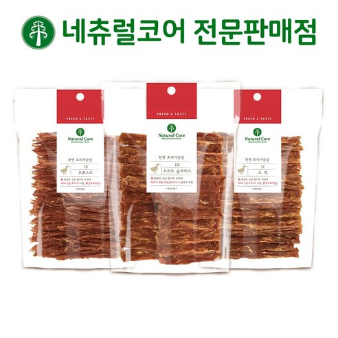 건강과 기호성을 사로잡는 네츄럴코어 천연 오리가슴살 소프트 슬라이스