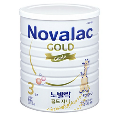 노발락 골드 지니 분유 3단계, 800g, 3개 800g × 3개 섬네일