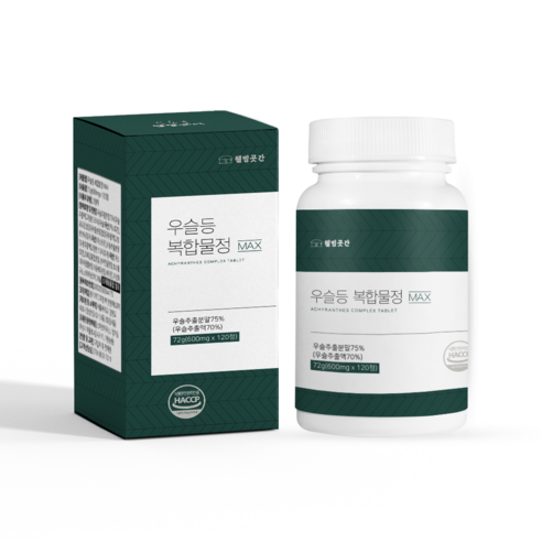 웰빙곳간 우슬등 복합물정 MAX 600mg 120정, 72g, 1박스