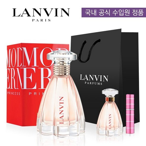 랑방 모던 프린세스 오드퍼퓸 60ml 데일리세트 (본품+미니+공병+쇼핑백)