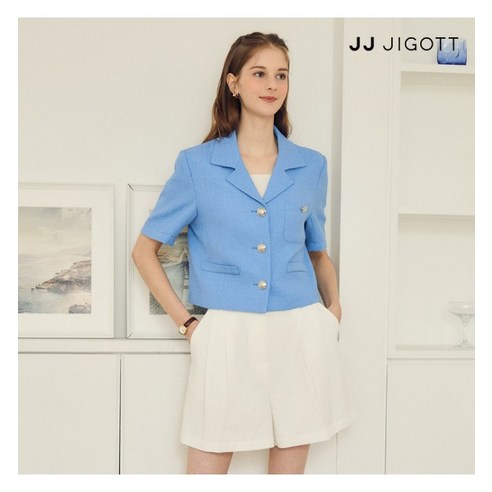 JJ지고트 (JJ지고트) 패치 포켓 크롭 재킷 GN5P0JK50