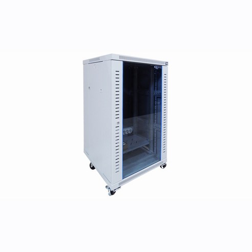 인네트 IN-H1000 네트워크 장비 보관함 허브랙 18U 600 x 600 x 1000 그레이