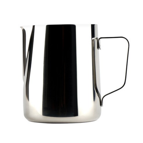 칼딘 밀크저그 눈금형 베이직 스텐 스팀피쳐 600ml, 1개, 실버