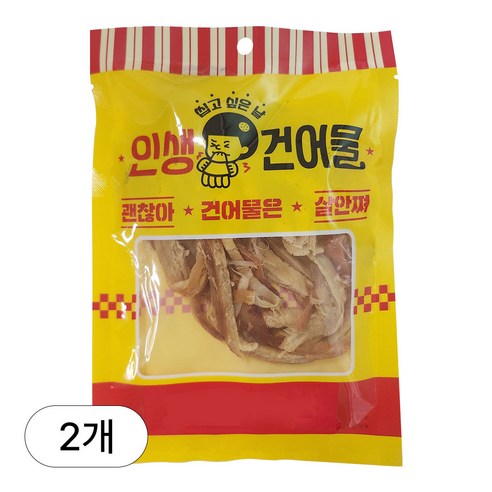 [인생건어물] 형기네 페스츄리 오징어 100g 2봉 건어물 대용량 업소용