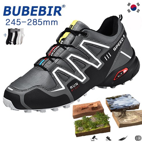 BUBEBIR® 2022 남성용 새 하이킹 신발 남성용 신발 방수 하이킹 신발 통기성 여름 하이킹 신발 넓은 발 하이킹 신발 캠핑 하이킹 신발 리버 마운틴 정글 암벽 등반