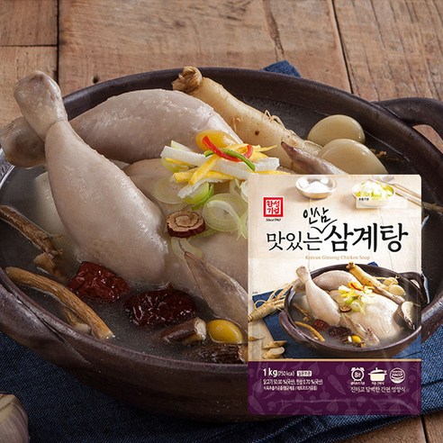 농협 참진한 삼계탕, 3개, 800g 농협삼계탕 10 한성 맛있는 인삼삼계탕 900g, 1개