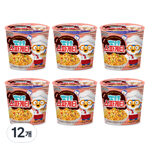 팔도 뽀로로 스파게티, 65g, 60개