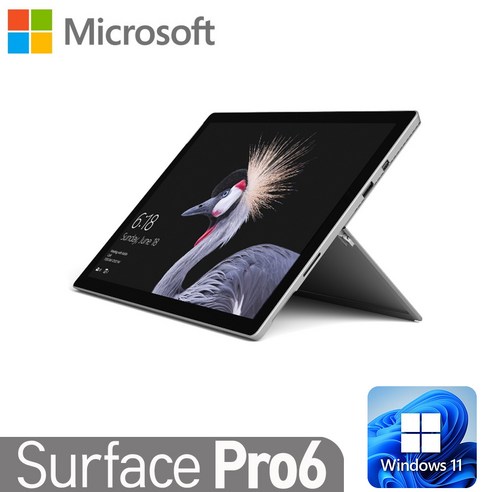 [MS서피스 Pro6] Surface Pro6 리퍼 서피스 프로6 윈도우11 인텔 8세대 i5-8350 8G SSD256G 12.3인치